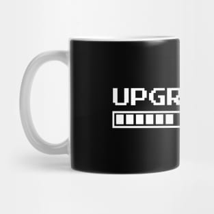 Upgrading simple design black Mug